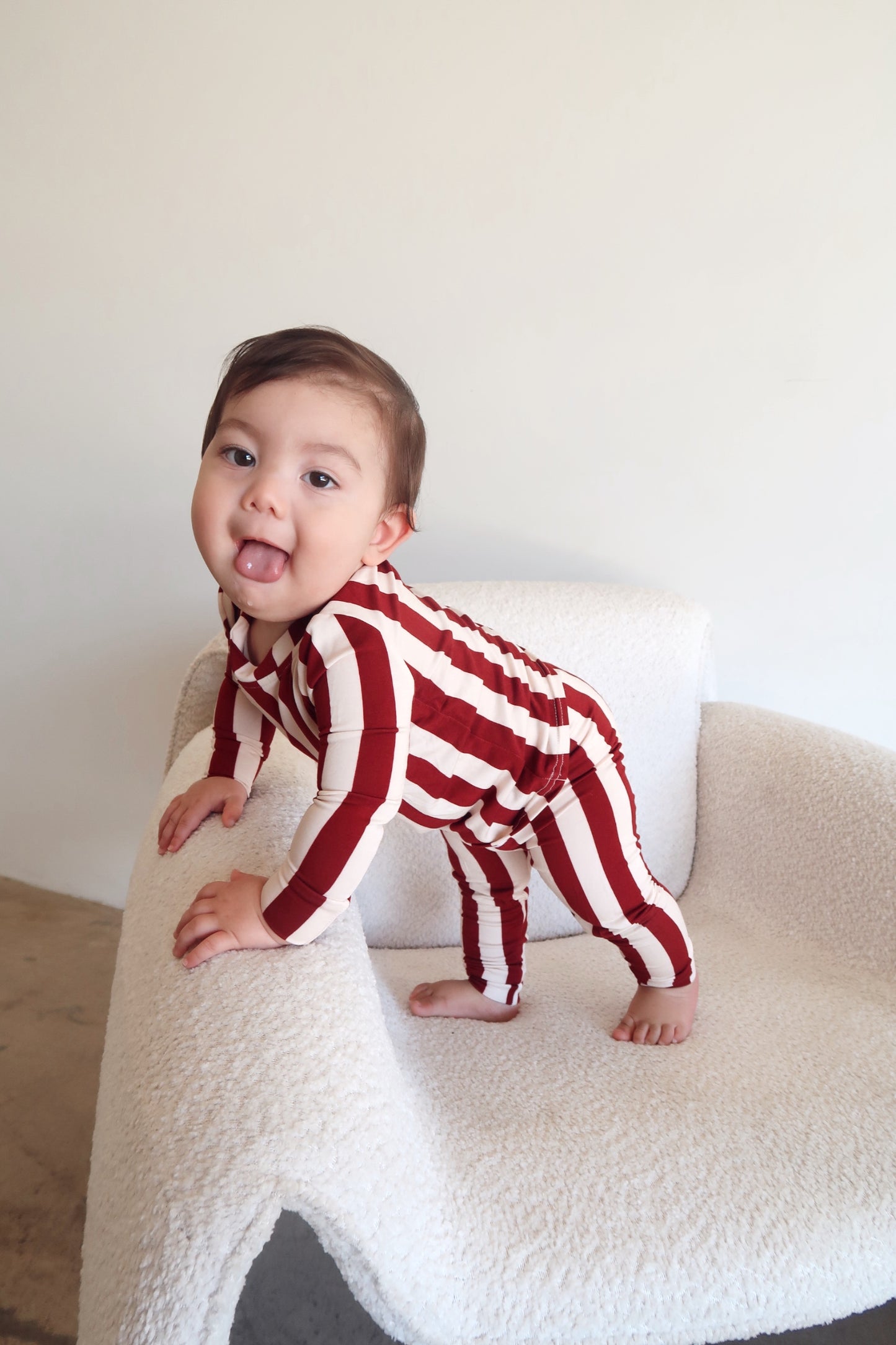 Baby Holiday Stripe Lounge Set